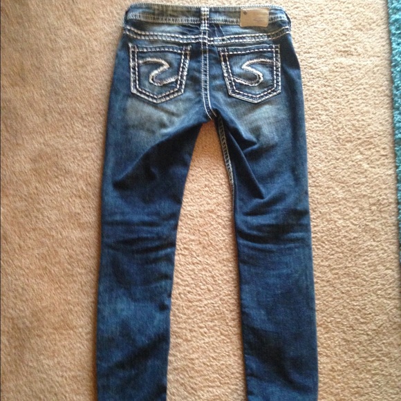 Super Skinny Silver Jeans!
