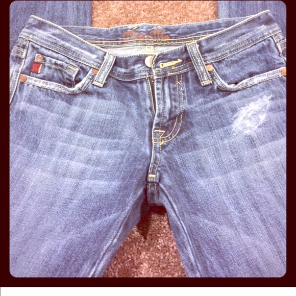 Miss Me Embroidered boot cut jeans
