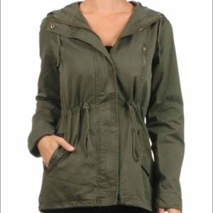 Chic Olive military style jacket