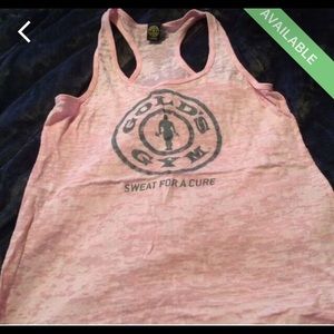 Golds Gym burnout tank