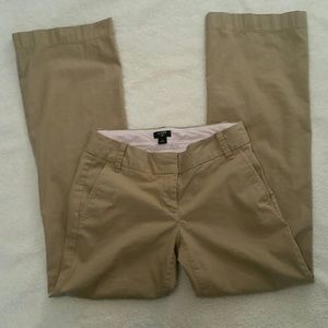 J Crew Stretch City Fit Khakis