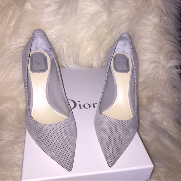 Christian Dior 100% Authentic grey pumps