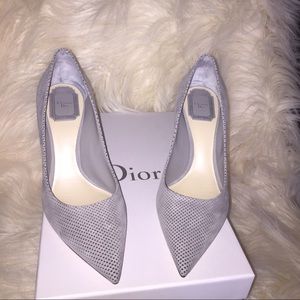 Christian Dior 100% Authentic grey pumps