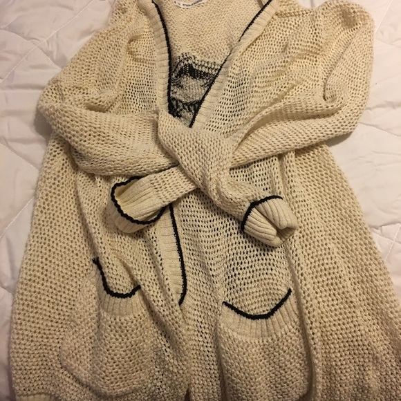 Aztec print cardigan