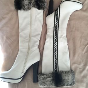 New boots, from Russia. 7.5 with rabbit fur.