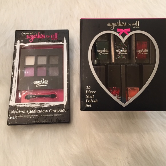 BRAND NEW SUGARKISS by E.L.F. BUNDLE POLISH & EYES