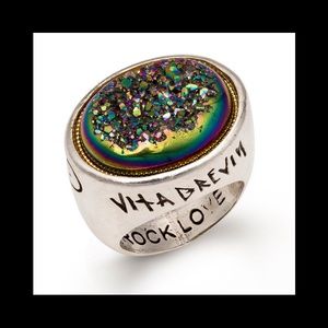 Rock love Astras Petas ring size 8