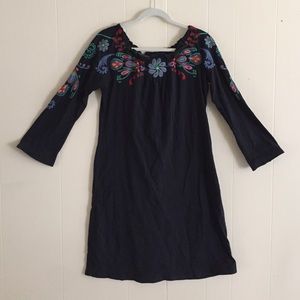 Johnny Was Embroidered Off the Shoulder Dress.