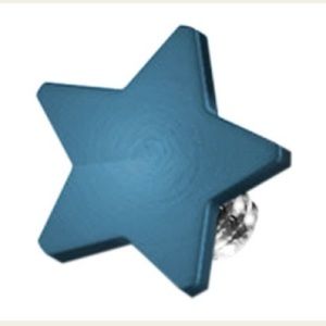 Blue Titanium 4mm Flat Star Dermal Top - NEW