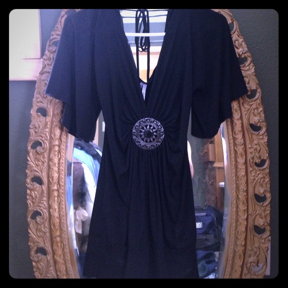 Blouse with rynostones embellishment