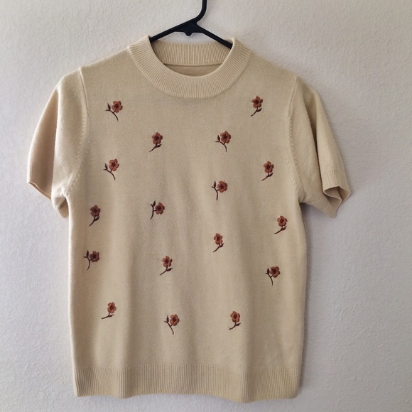 Vintage embroidered sweater