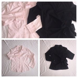 Lot of 2 shirts. Banana republic and express.
