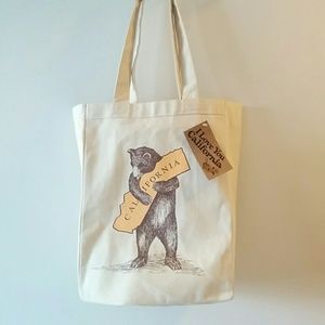 I Love California canvas bag