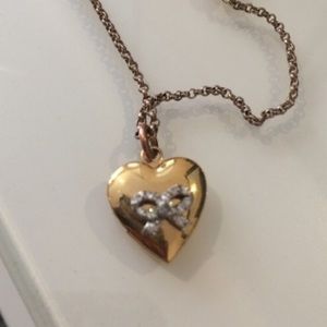 Juicy couture heart locket necklace !NECKLACE only