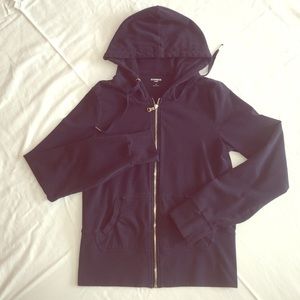 Express 'yoga' hooded zip up