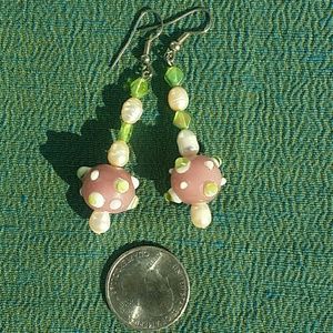 Nubian Collection handmade earrings - AKA Love💗💚
