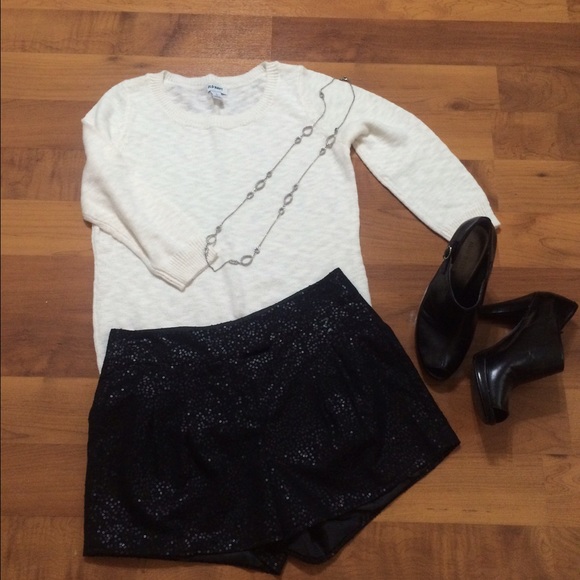 Jennifer Lopez-Black sequin shorts NWOT