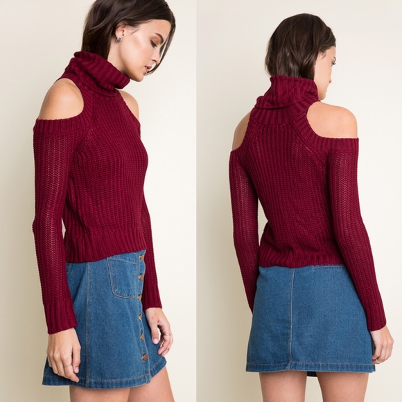 1DAYSALE Cold Zodiac Knitted Turtleneck Sweater - Picture 2 of 4