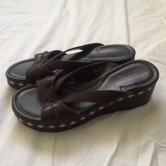 Donald J. Pliner wedge sandals!