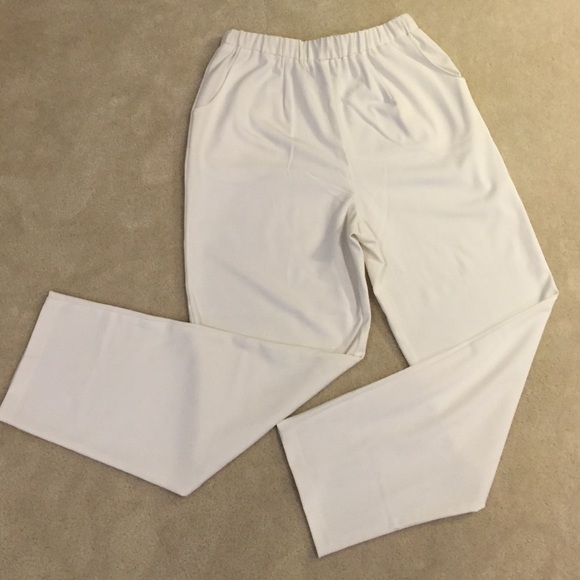 Pull On Elastic Waist Career Pants