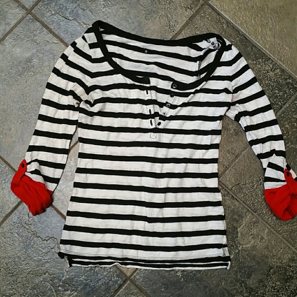 Express XS Burnout Striped top