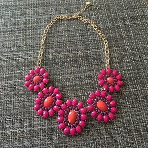 Beautiful colored bib necklace