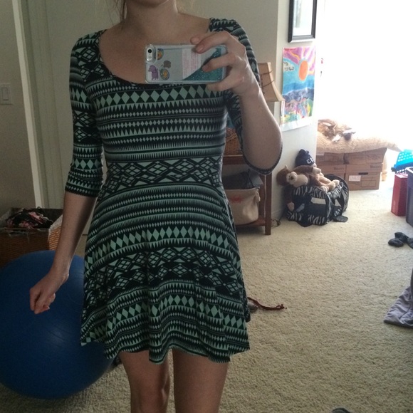 Charlotte Russe tribal skater dress
