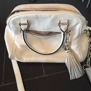 Michael kors authentic white leather purse