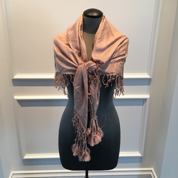 All Saints Square Tassel Scarf