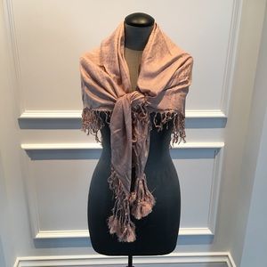 All Saints Square Tassel Scarf