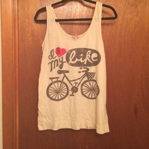 Cute bike tank top