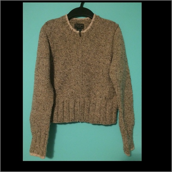 Abercrombie and Fitch wool zip-up sweater