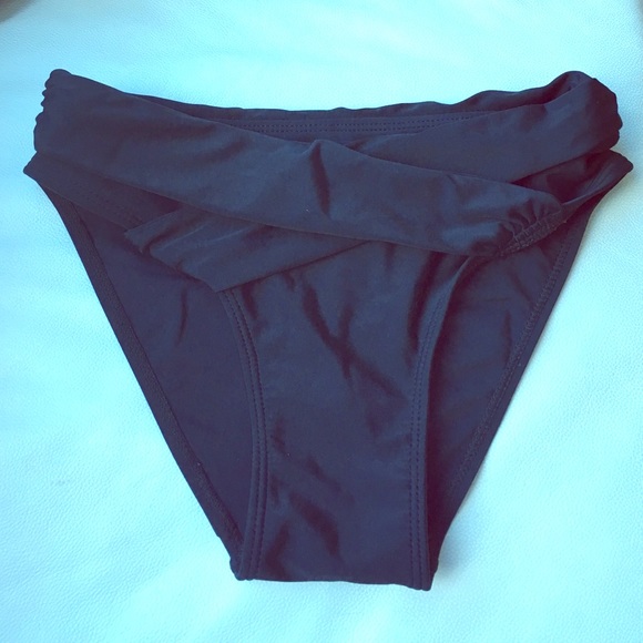 Black Wrap Around Bikini Bottoms