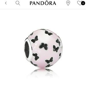 Butterfly Pandora charm