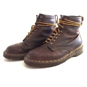 Vintage Doc Martens Made in England Leather Boots.