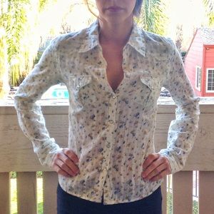 Abercrombie floral button up
