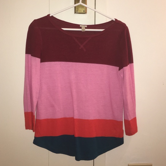 J. CREW 3/4 sleeve tee