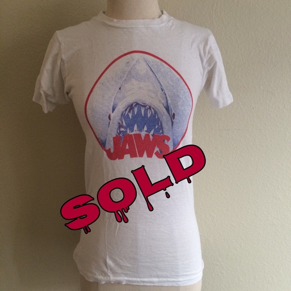 SOLD ON OTHER SITE 70s Jaws Movie T Shirt
