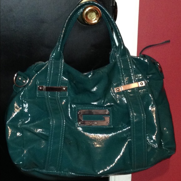 Teal Guess satchel