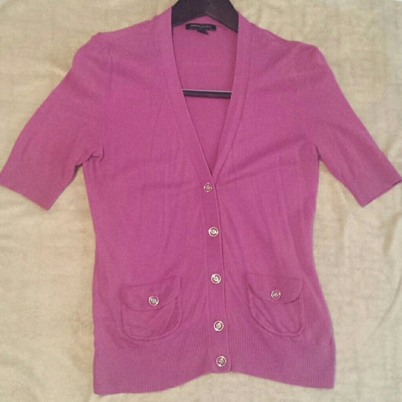 DONATED*     3/4 Sleeve Cardigan w/ Gold Detail - Picture 2 of 4