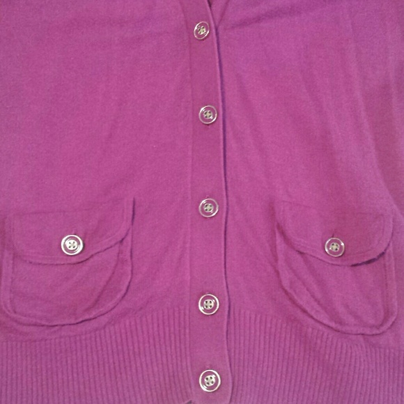 DONATED*     3/4 Sleeve Cardigan w/ Gold Detail - Picture 3 of 4