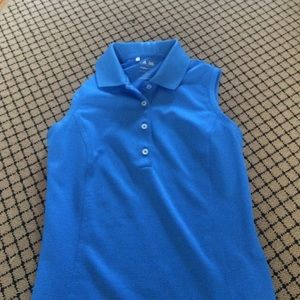 Blue adidas work out shirt