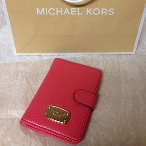 Brand New Michael Kors leather passport case