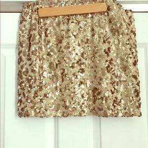Awesome glitter mini skirt