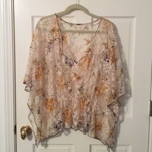 Free people lace tunic size M