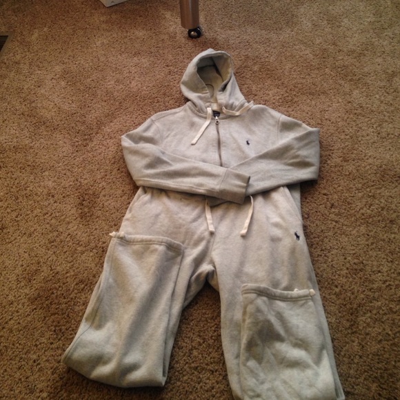 Men medium gray polo