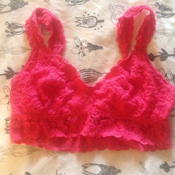 Aerie pink lace bralette