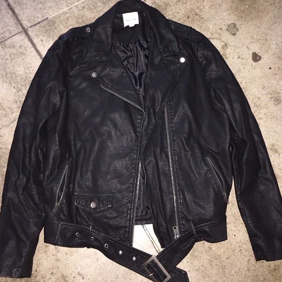 Urban outfitters faux leather jacket