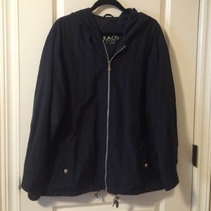 Navy Blue Rain Jacket