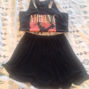 Top and skirt bundle